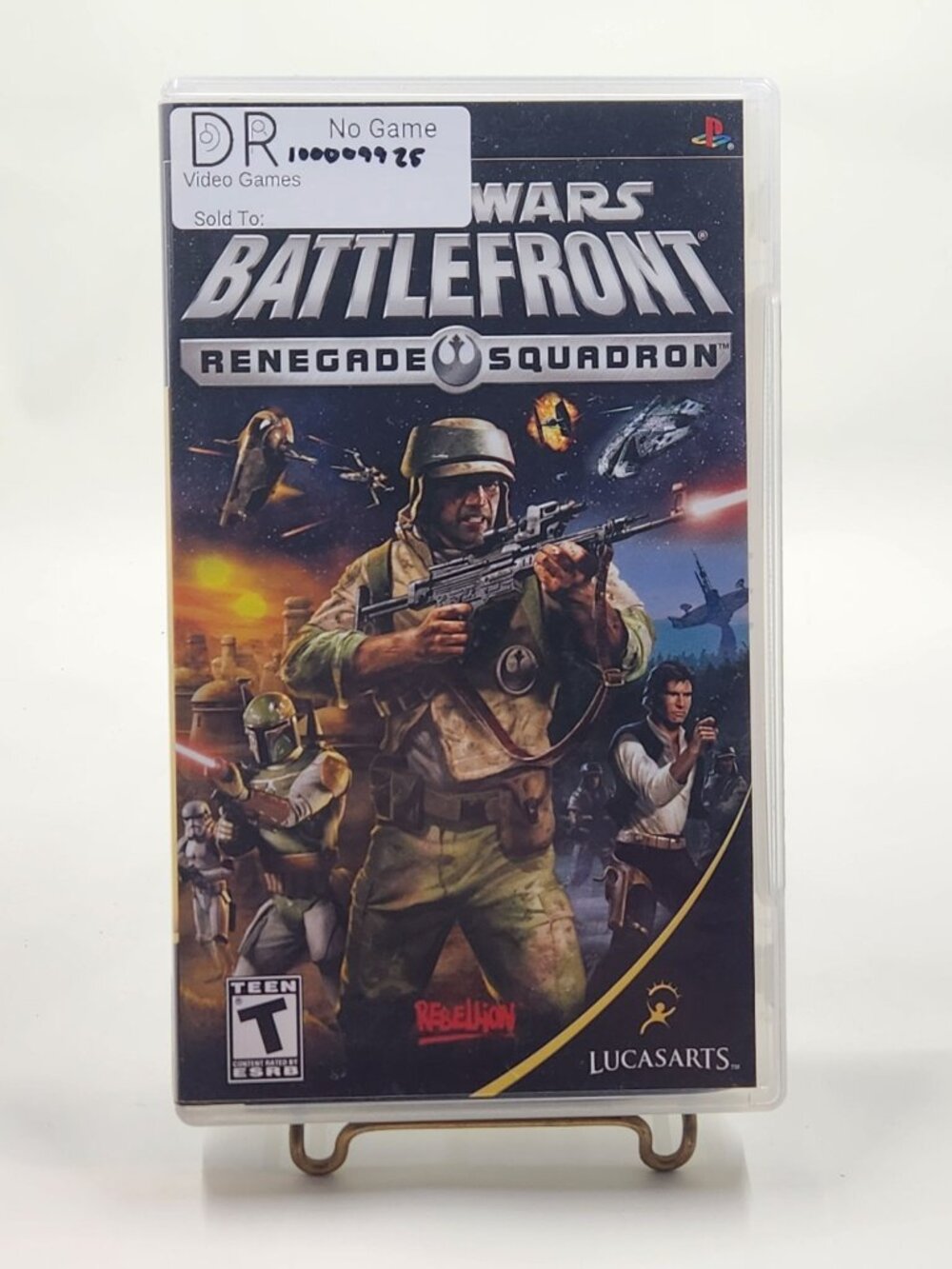 Star Wars Battlefront Renegade Squadron Case and/or Booklet for PSP